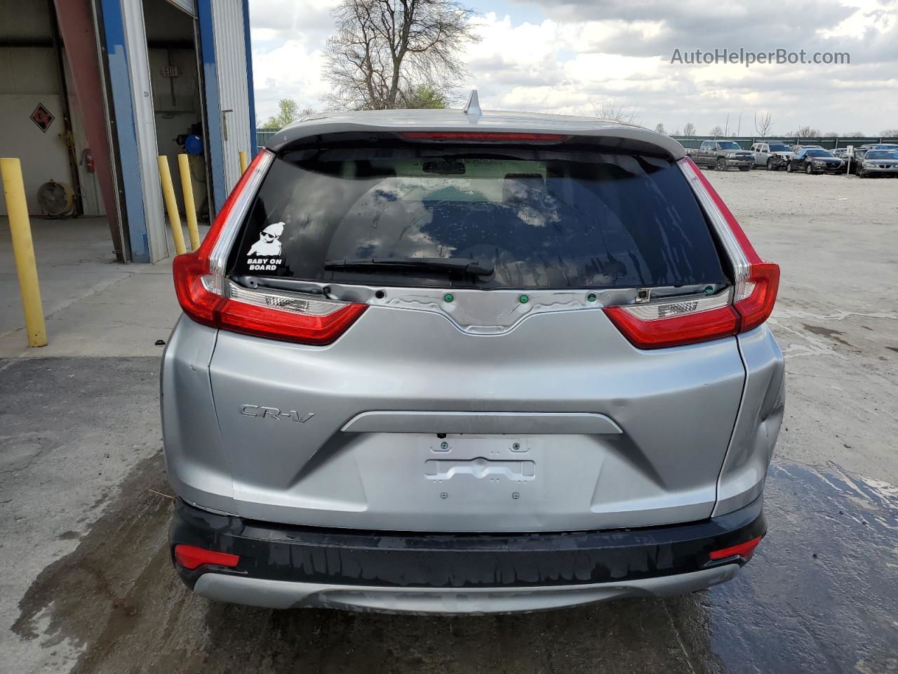 2019 Honda Cr-v Exl Silver vin: 5J6RW1H89KA028747