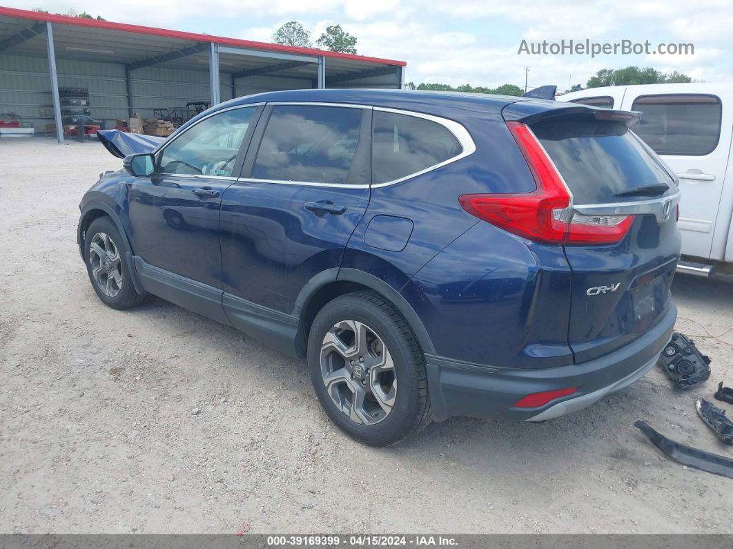 2019 Honda Cr-v Ex-l Blue vin: 5J6RW1H89KA035424