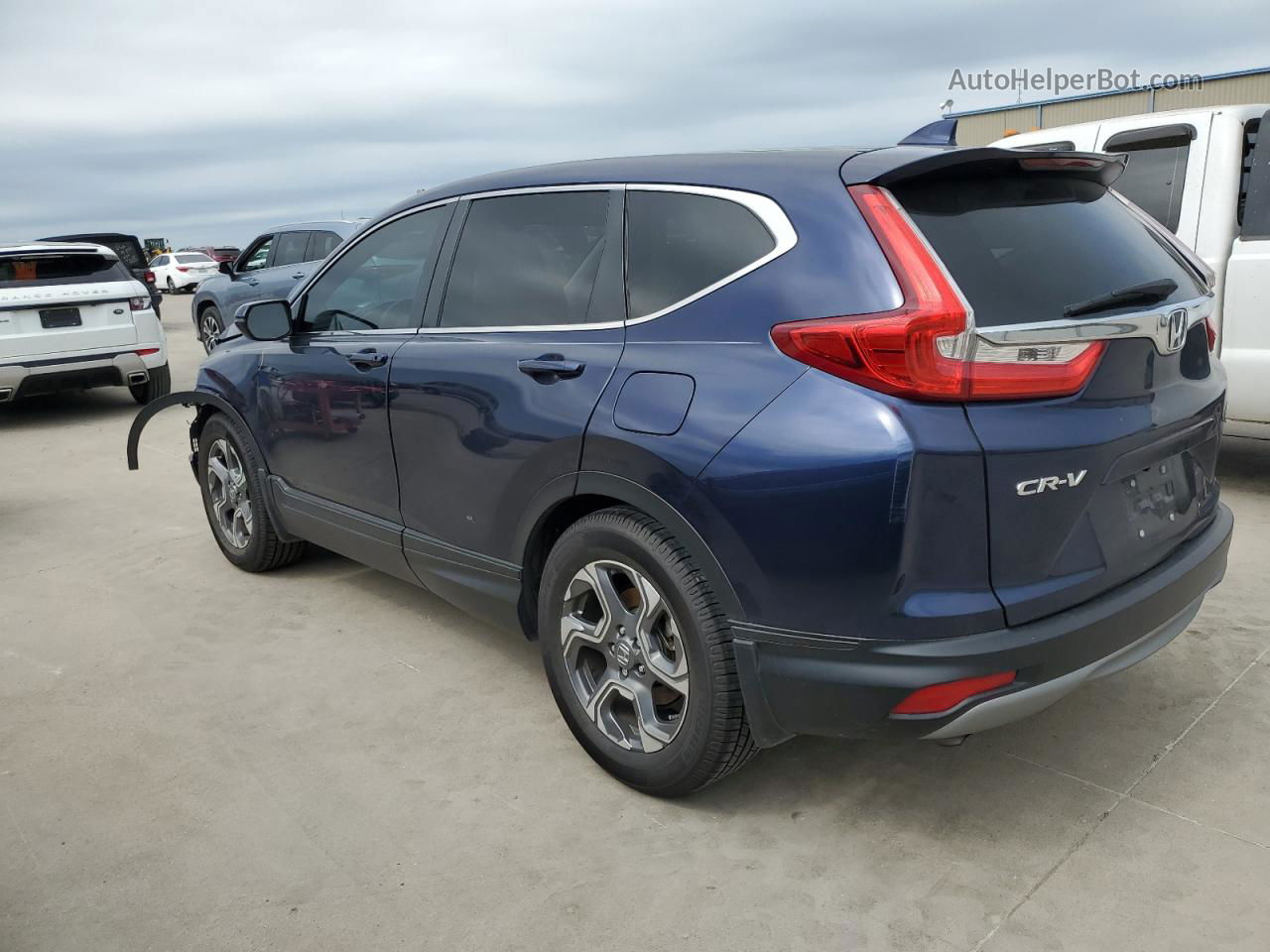 2019 Honda Cr-v Exl Blue vin: 5J6RW1H89KA047105