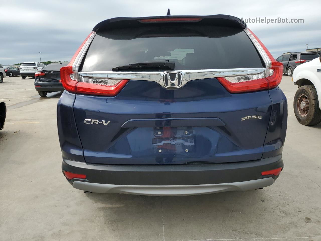 2019 Honda Cr-v Exl Blue vin: 5J6RW1H89KA047105