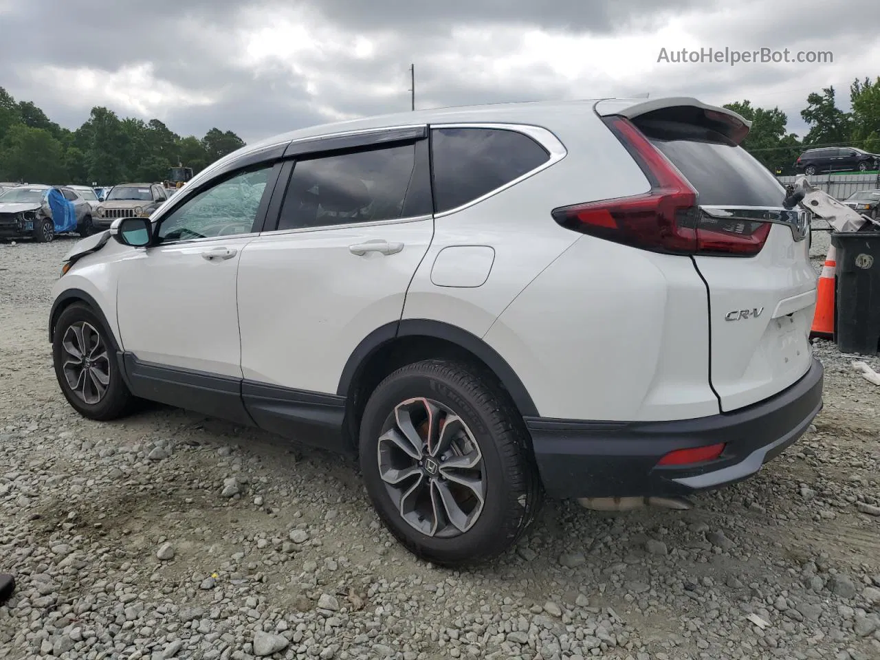 2020 Honda Cr-v Exl White vin: 5J6RW1H89LA018432