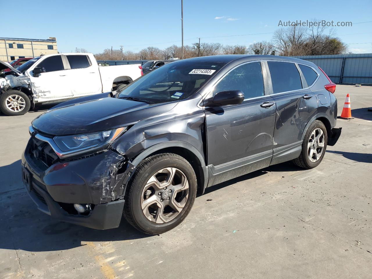 2017 Honda Cr-v Exl Blue vin: 5J6RW1H8XHL008116