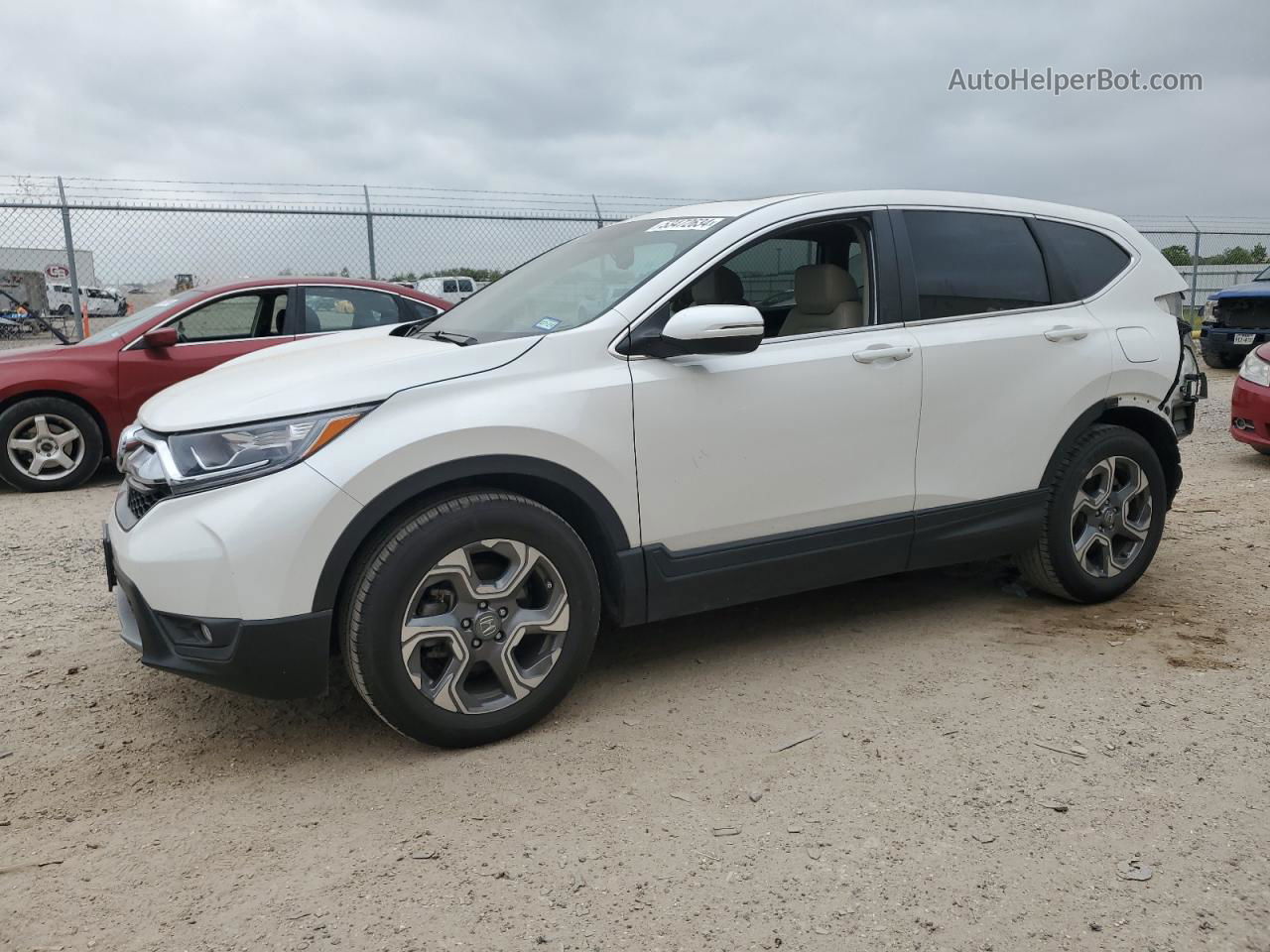 2019 Honda Cr-v Exl Белый vin: 5J6RW1H8XKA017949