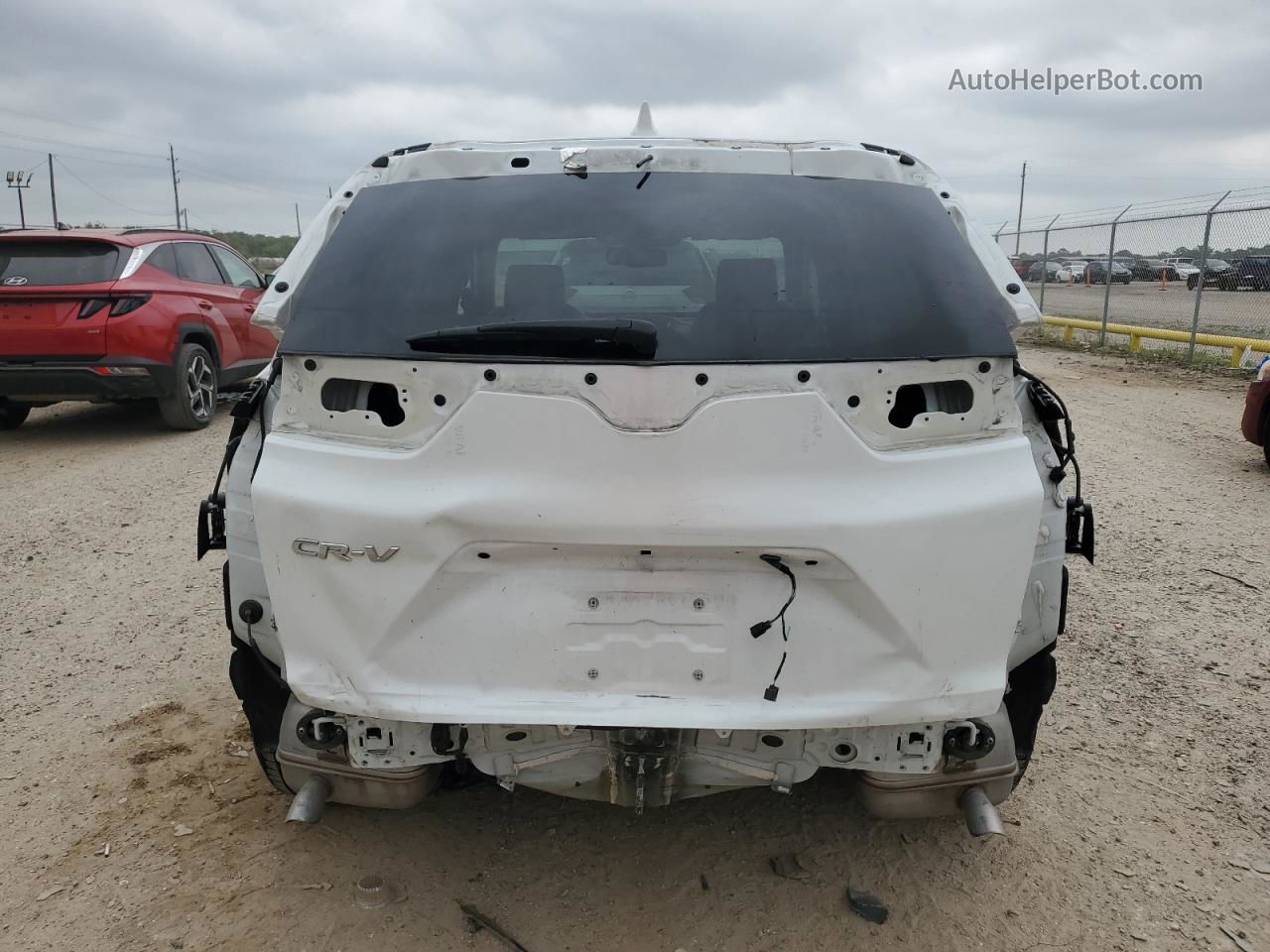 2019 Honda Cr-v Exl White vin: 5J6RW1H8XKA017949