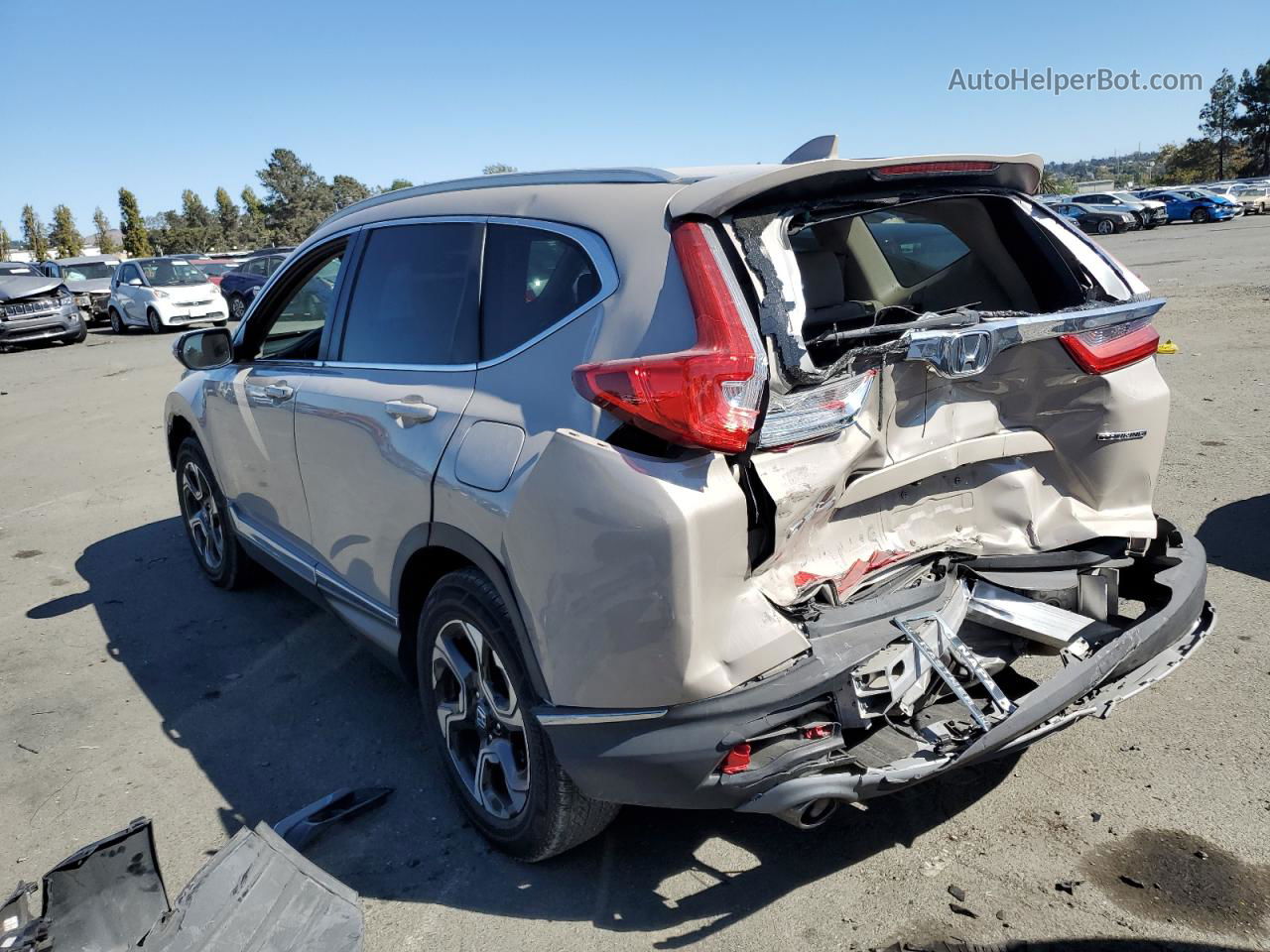 2018 Honda Cr-v Touring Gold vin: 5J6RW1H95JL008152