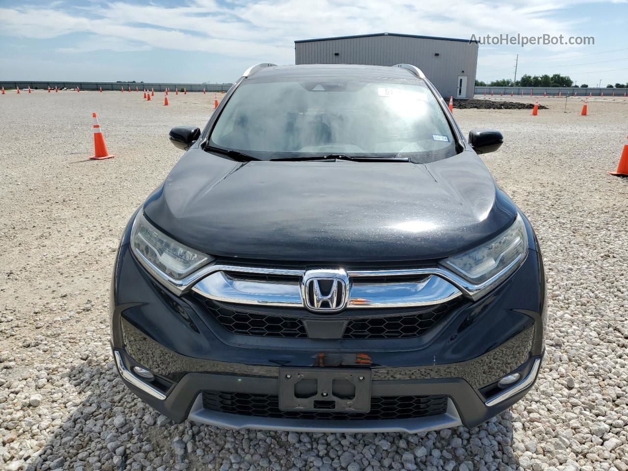 2017 Honda Cr-v Touring Black vin: 5J6RW1H98HL013615