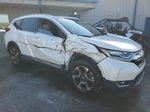 2017 Honda Cr-v Touring White vin: 5J6RW1H99HL016376