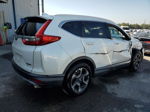 2017 Honda Cr-v Touring White vin: 5J6RW1H99HL016376