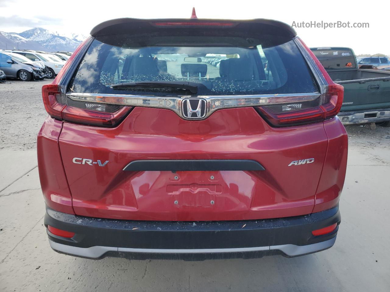 2020 Honda Cr-v Lx Красный vin: 5J6RW2H20LA006266