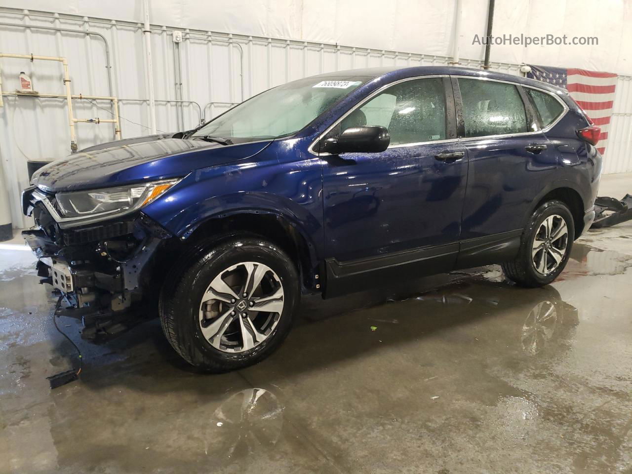 2020 Honda Cr-v Lx Blue vin: 5J6RW2H20LA013427