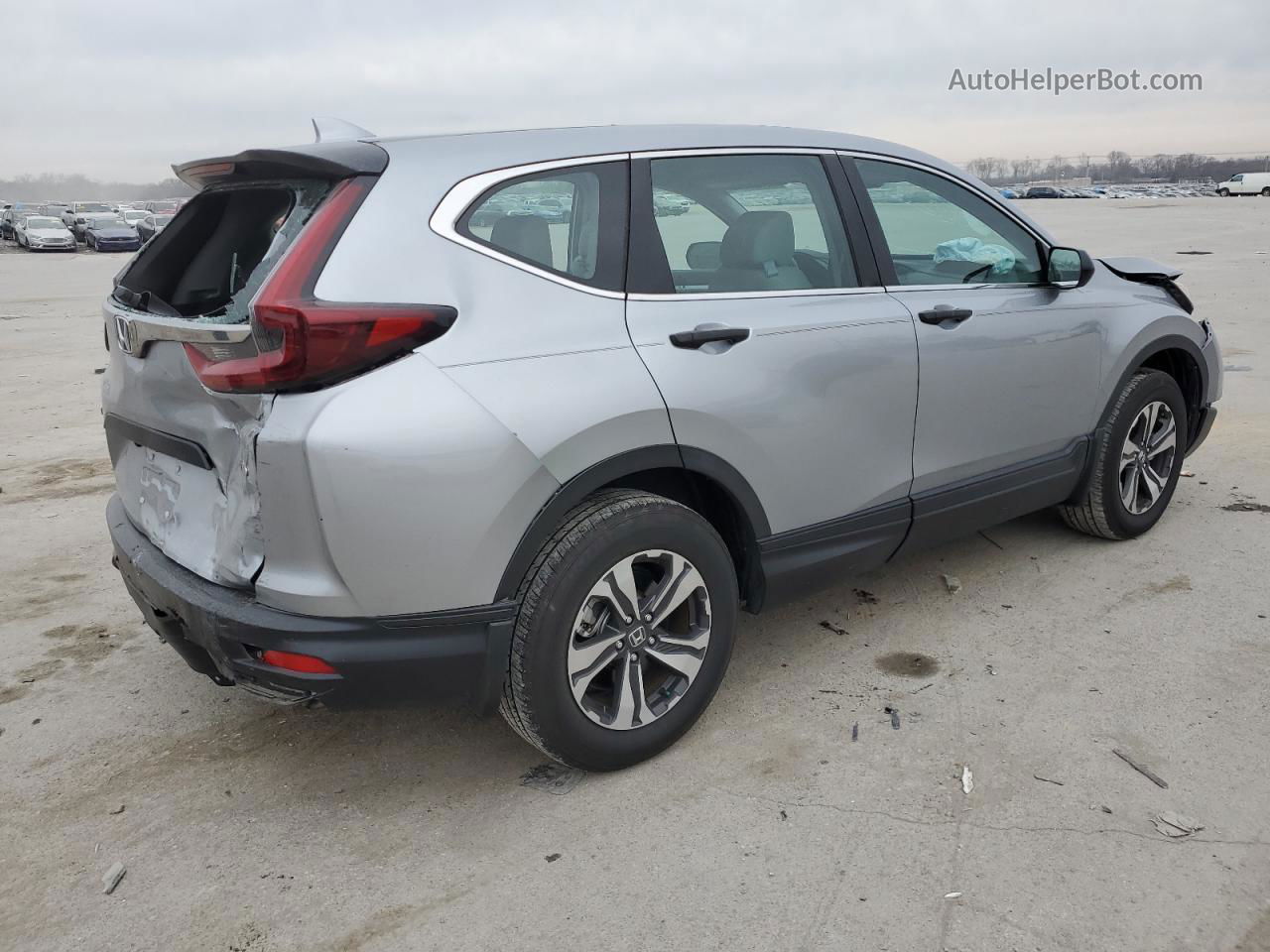 2020 Honda Cr-v Lx Silver vin: 5J6RW2H21LL017765