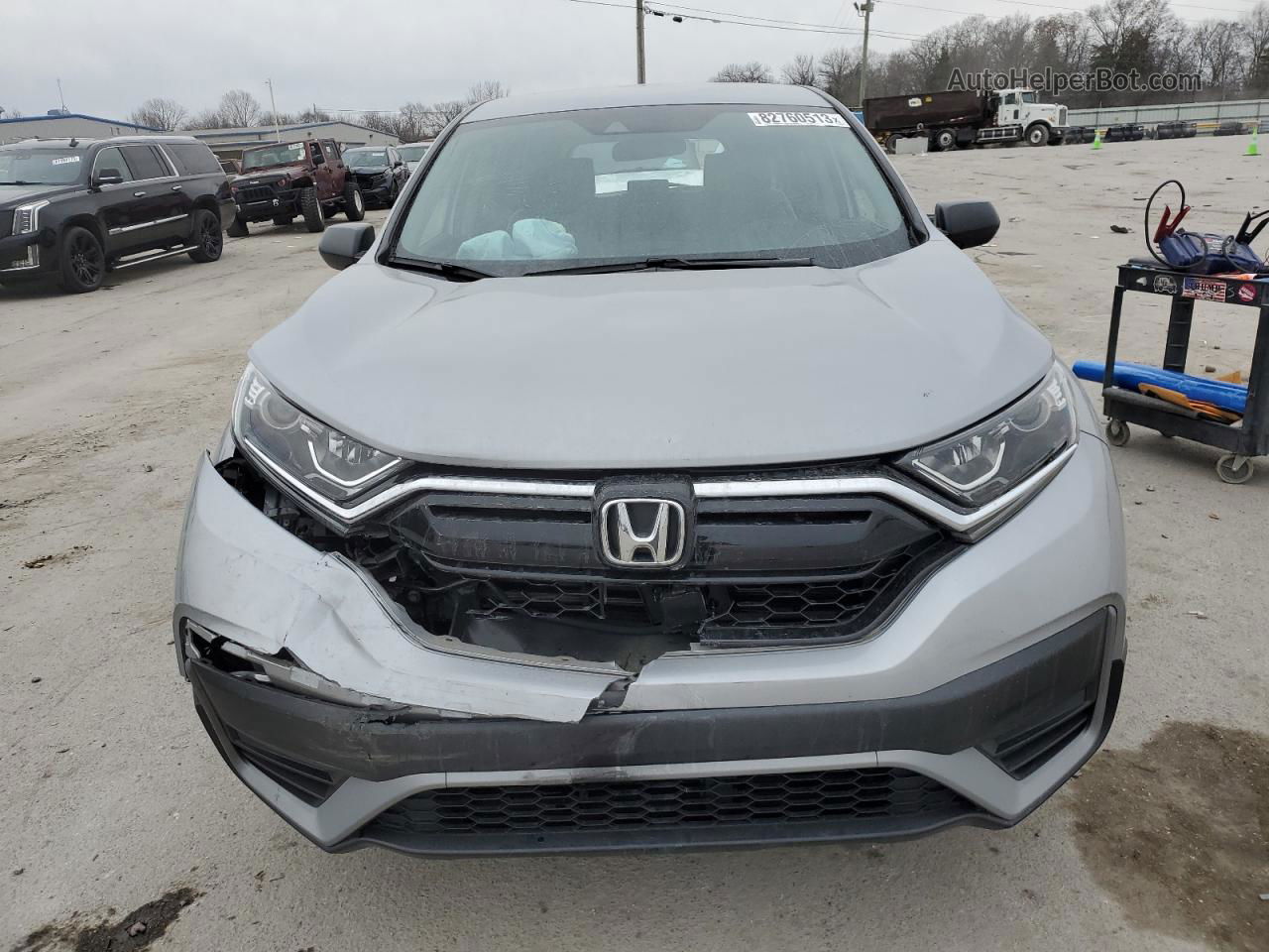 2020 Honda Cr-v Lx Silver vin: 5J6RW2H21LL017765