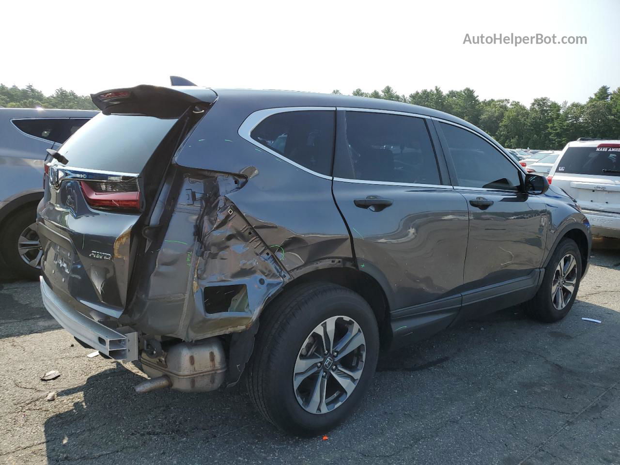 2020 Honda Cr-v Lx Gray vin: 5J6RW2H22LA006320