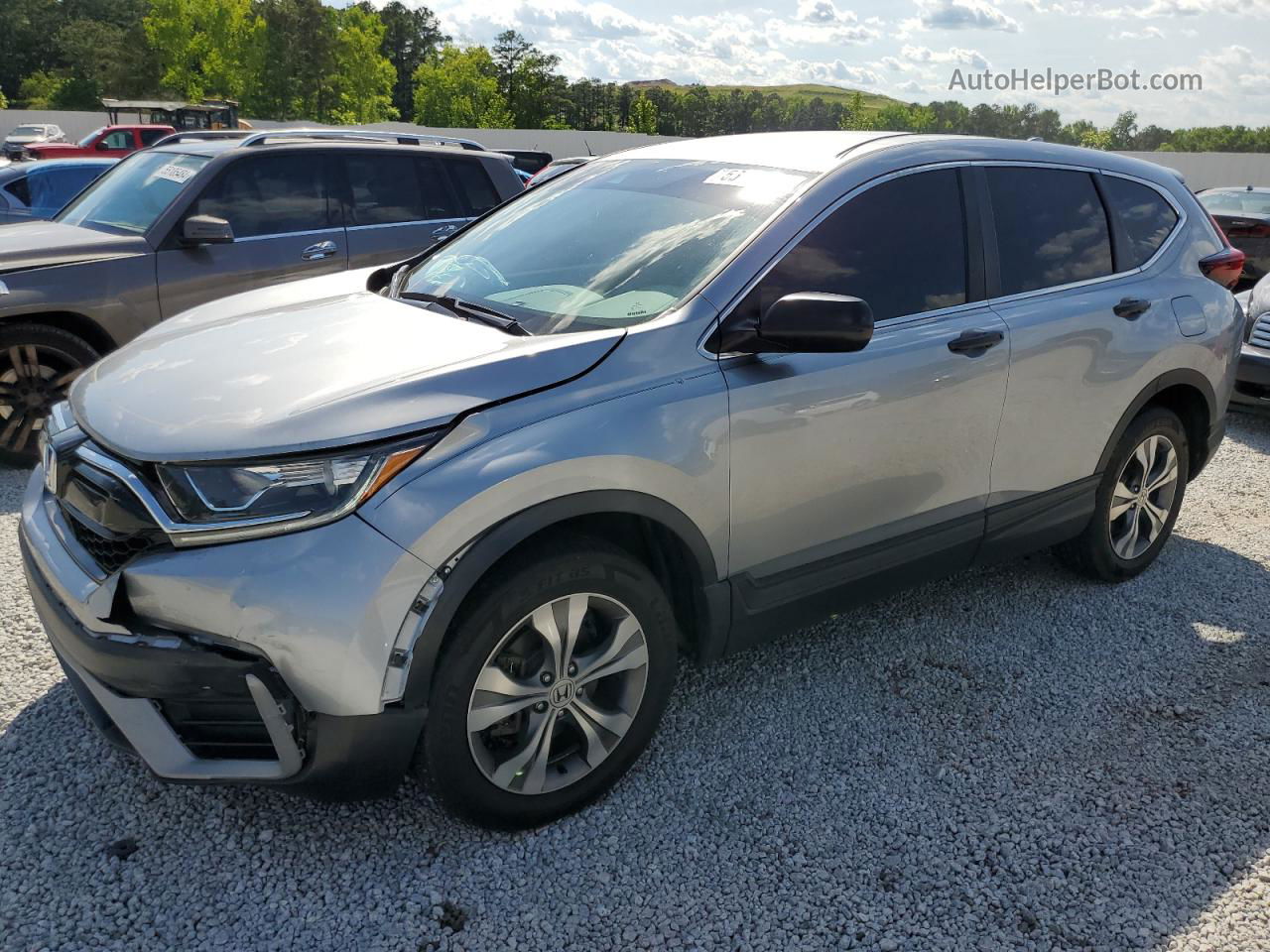 2020 Honda Cr-v Lx Gray vin: 5J6RW2H25LA008711