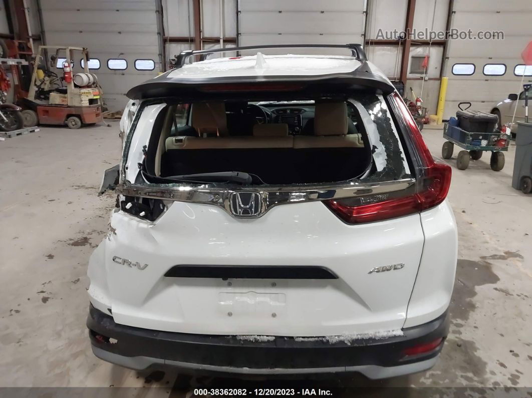 2020 Honda Cr-v Awd Lx White vin: 5J6RW2H26LL017891