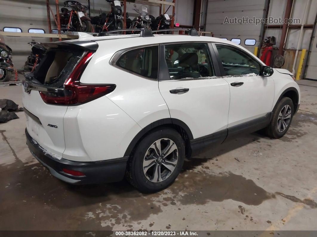 2020 Honda Cr-v Awd Lx White vin: 5J6RW2H26LL017891