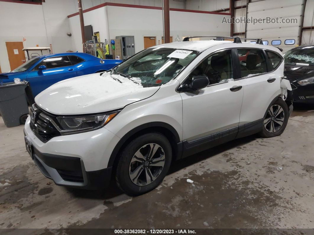 2020 Honda Cr-v Awd Lx White vin: 5J6RW2H26LL017891