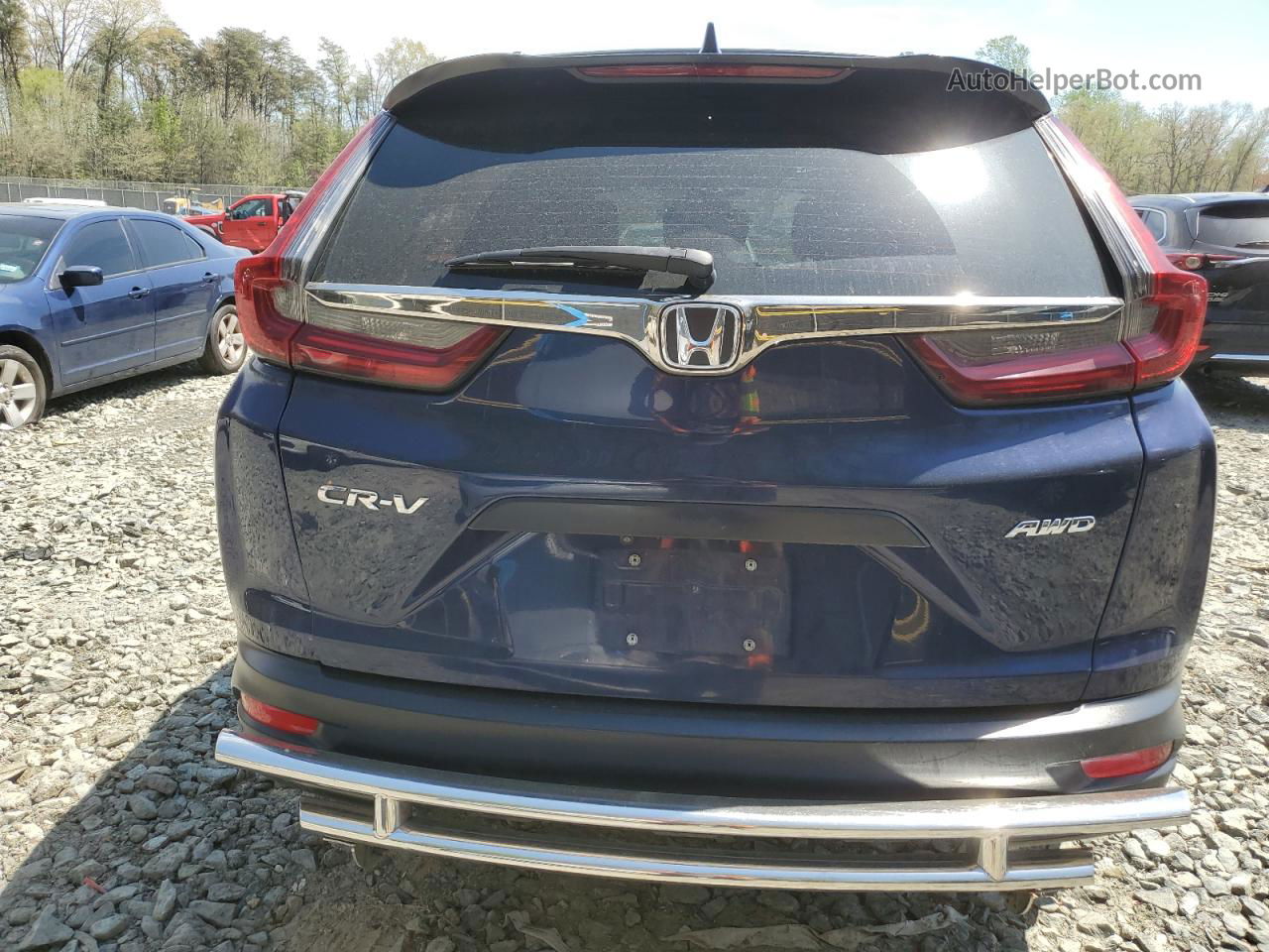 2020 Honda Cr-v Lx Blue vin: 5J6RW2H29LL010952