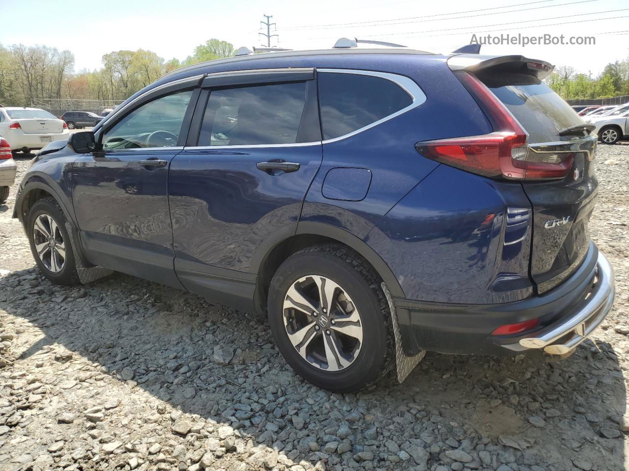 2020 Honda Cr-v Lx Blue vin: 5J6RW2H29LL010952