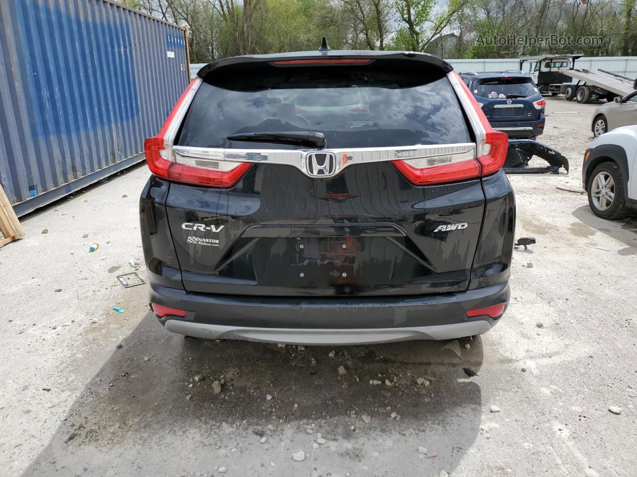 2017 Honda Cr-v Ex Black vin: 5J6RW2H50HL028600