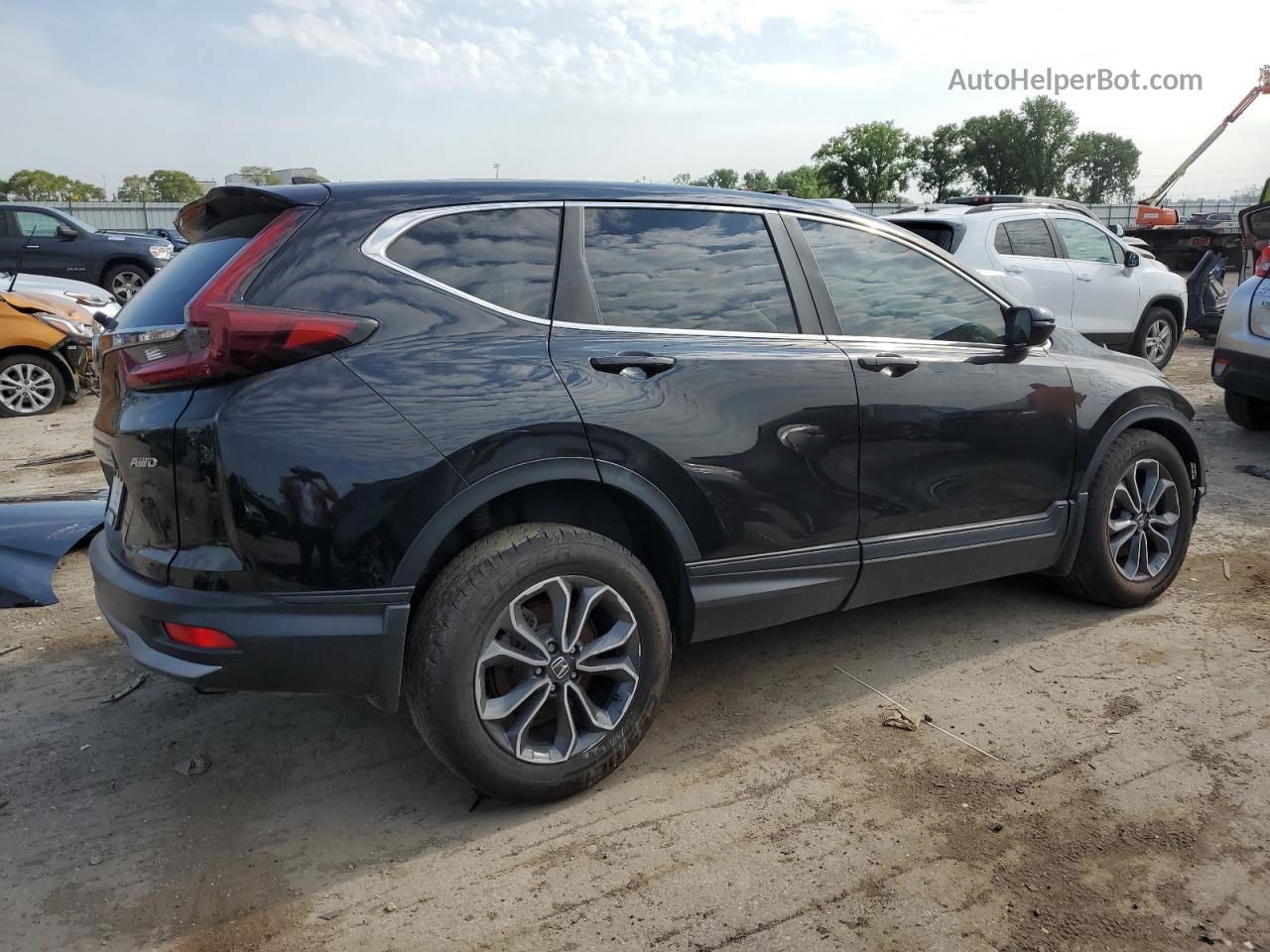 2020 Honda Cr-v Ex Black vin: 5J6RW2H50LL010784