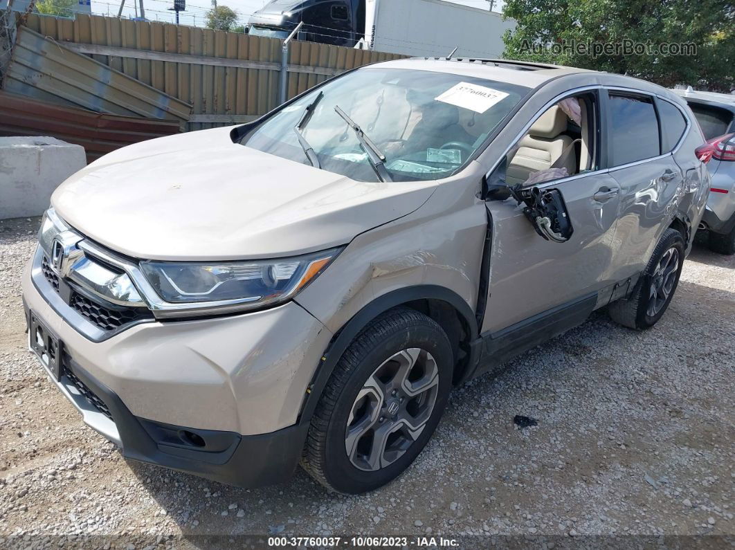 2017 Honda Cr-v Ex Beige vin: 5J6RW2H51HL037208