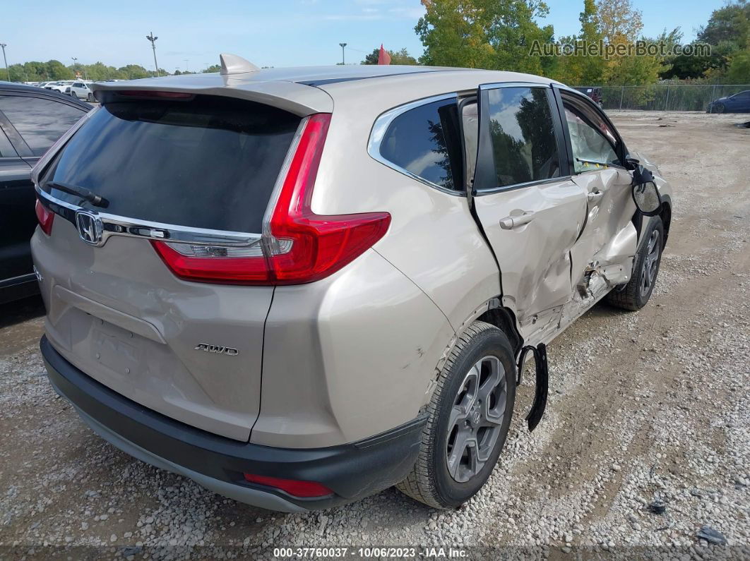 2017 Honda Cr-v Ex Beige vin: 5J6RW2H51HL037208