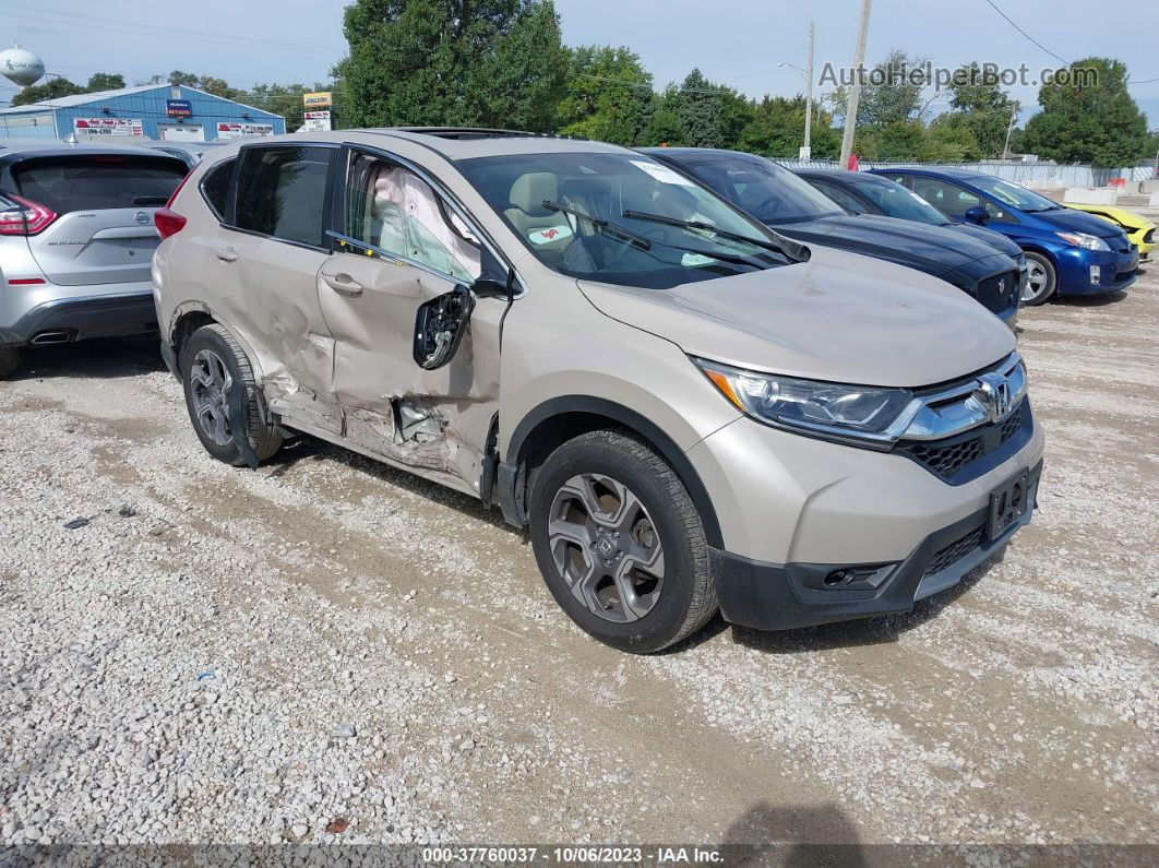 2017 Honda Cr-v Ex Beige vin: 5J6RW2H51HL037208