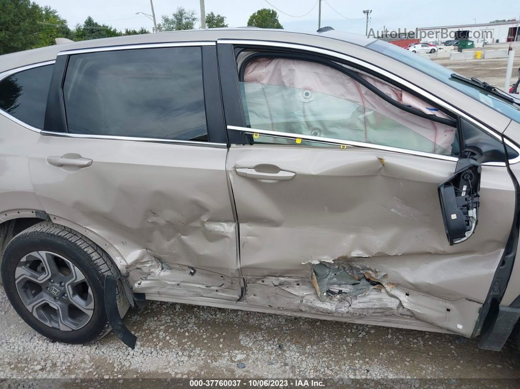 2017 Honda Cr-v Ex Beige vin: 5J6RW2H51HL037208