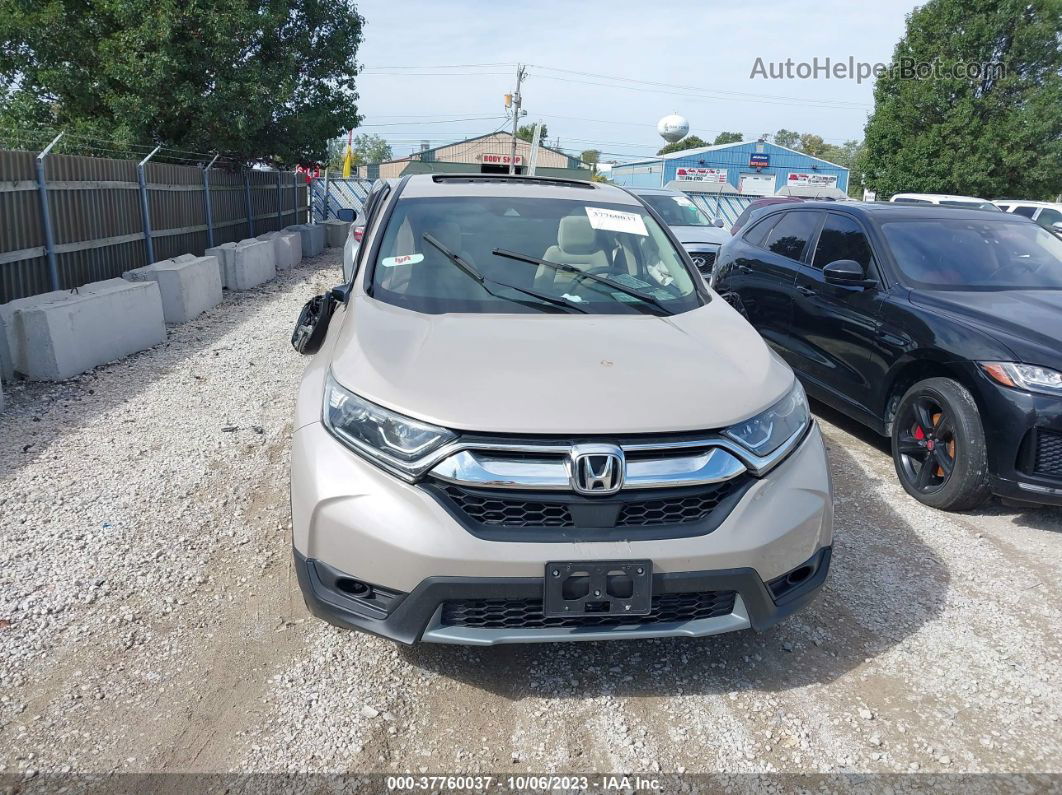 2017 Honda Cr-v Ex Бежевый vin: 5J6RW2H51HL037208