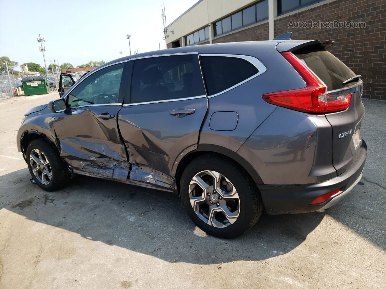 2019 Honda Cr-v Ex Gray vin: 5J6RW2H51KL031397