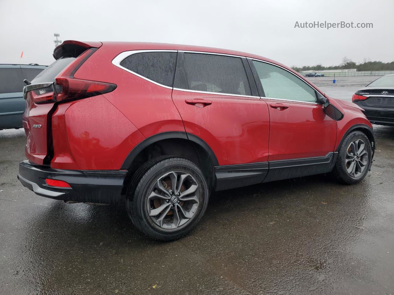 2020 Honda Cr-v Ex Burgundy vin: 5J6RW2H51LA016959