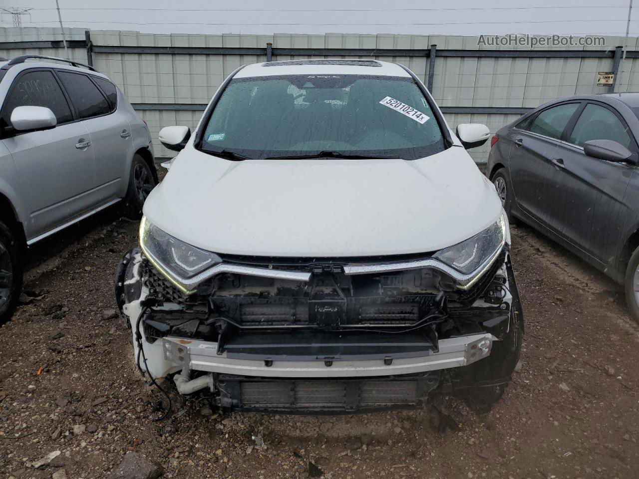 2017 Honda Cr-v Ex White vin: 5J6RW2H52HL079290