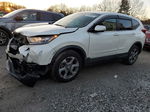 2018 Honda Cr-v Ex White vin: 5J6RW2H52JL027020