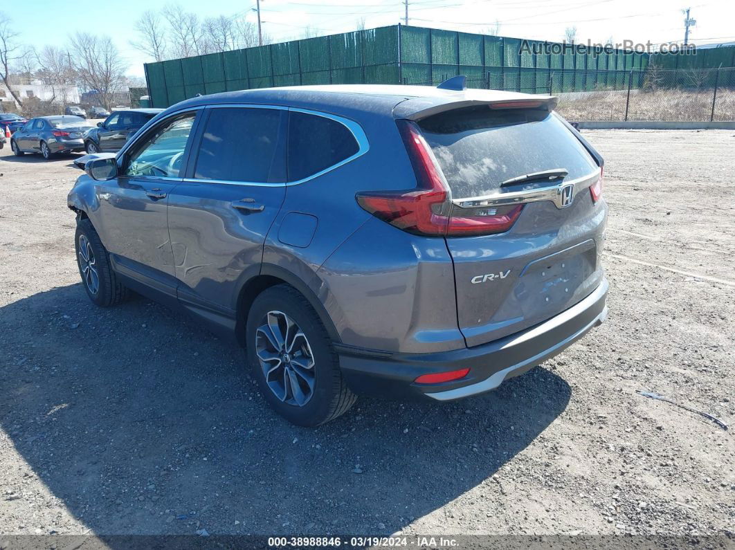 2020 Honda Cr-v Awd Ex Gray vin: 5J6RW2H52LL045178