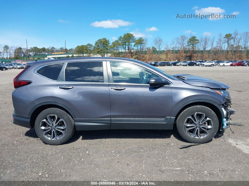 2020 Honda Cr-v Awd Ex Gray vin: 5J6RW2H52LL045178