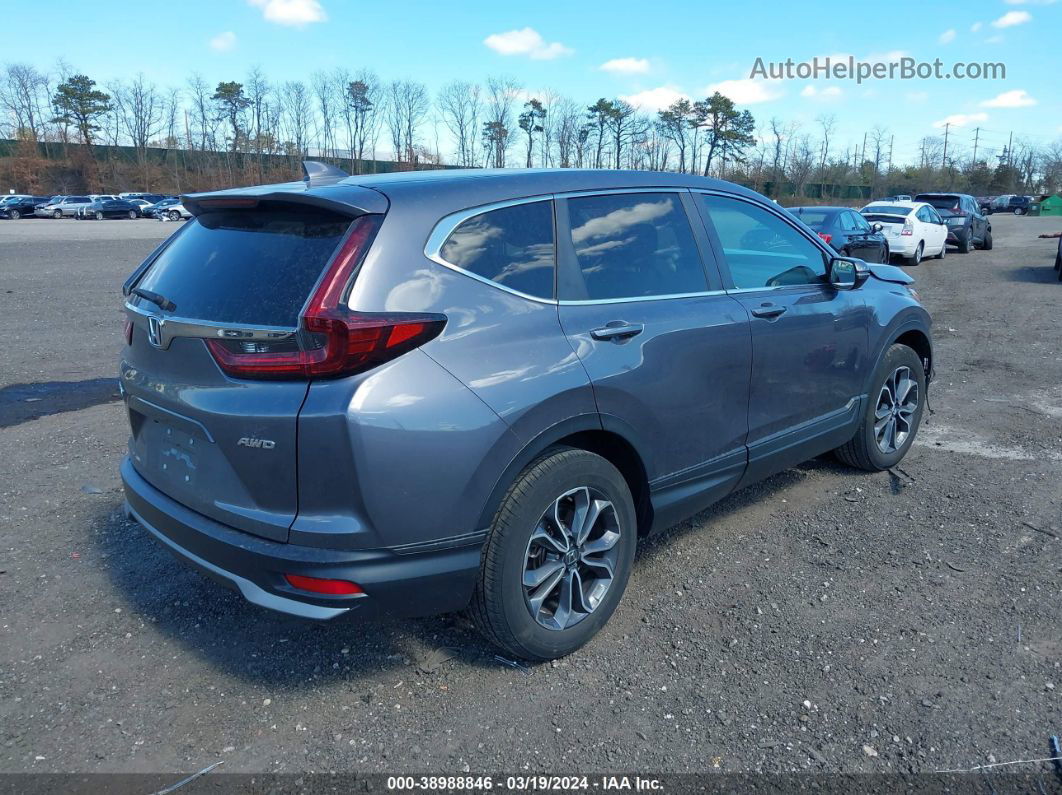 2020 Honda Cr-v Awd Ex Gray vin: 5J6RW2H52LL045178