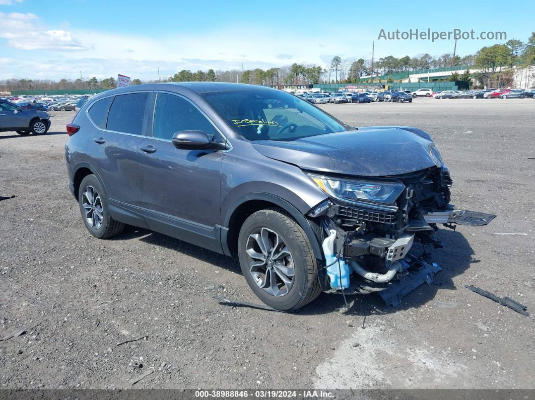 2020 Honda Cr-v Awd Ex Gray vin: 5J6RW2H52LL045178