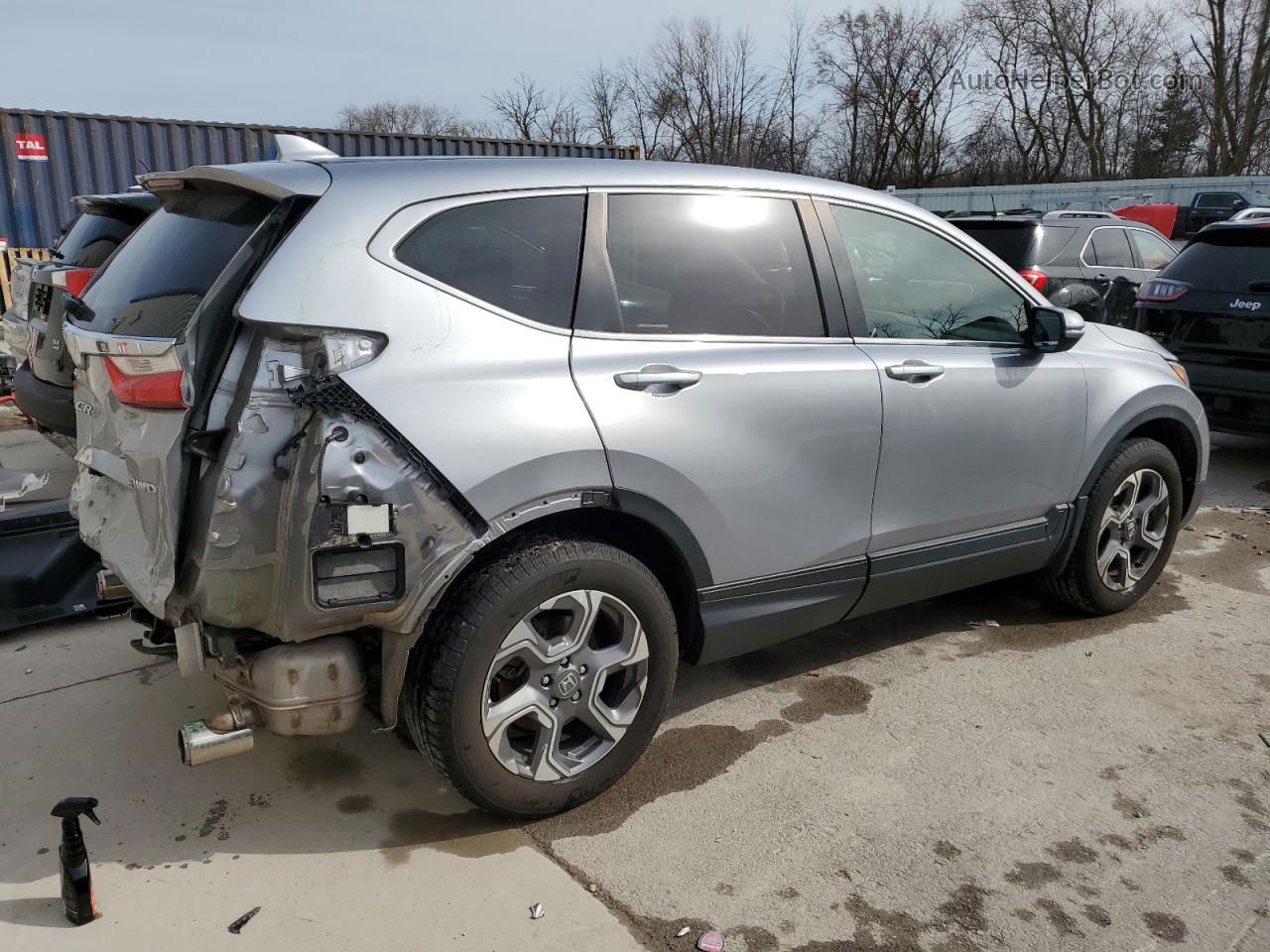 2017 Honda Cr-v Ex Silver vin: 5J6RW2H53HL022662