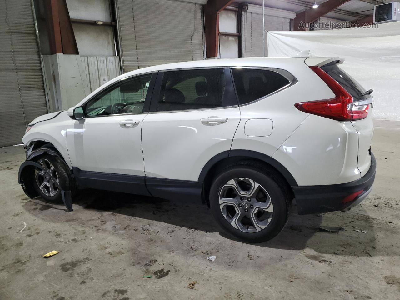 2018 Honda Cr-v Ex White vin: 5J6RW2H53JL008069