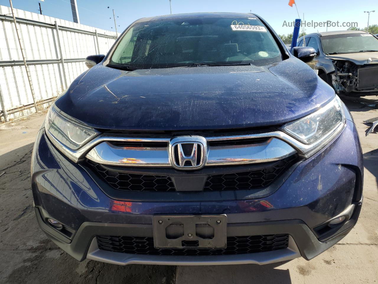 2019 Honda Cr-v Ex Blue vin: 5J6RW2H53KA006903