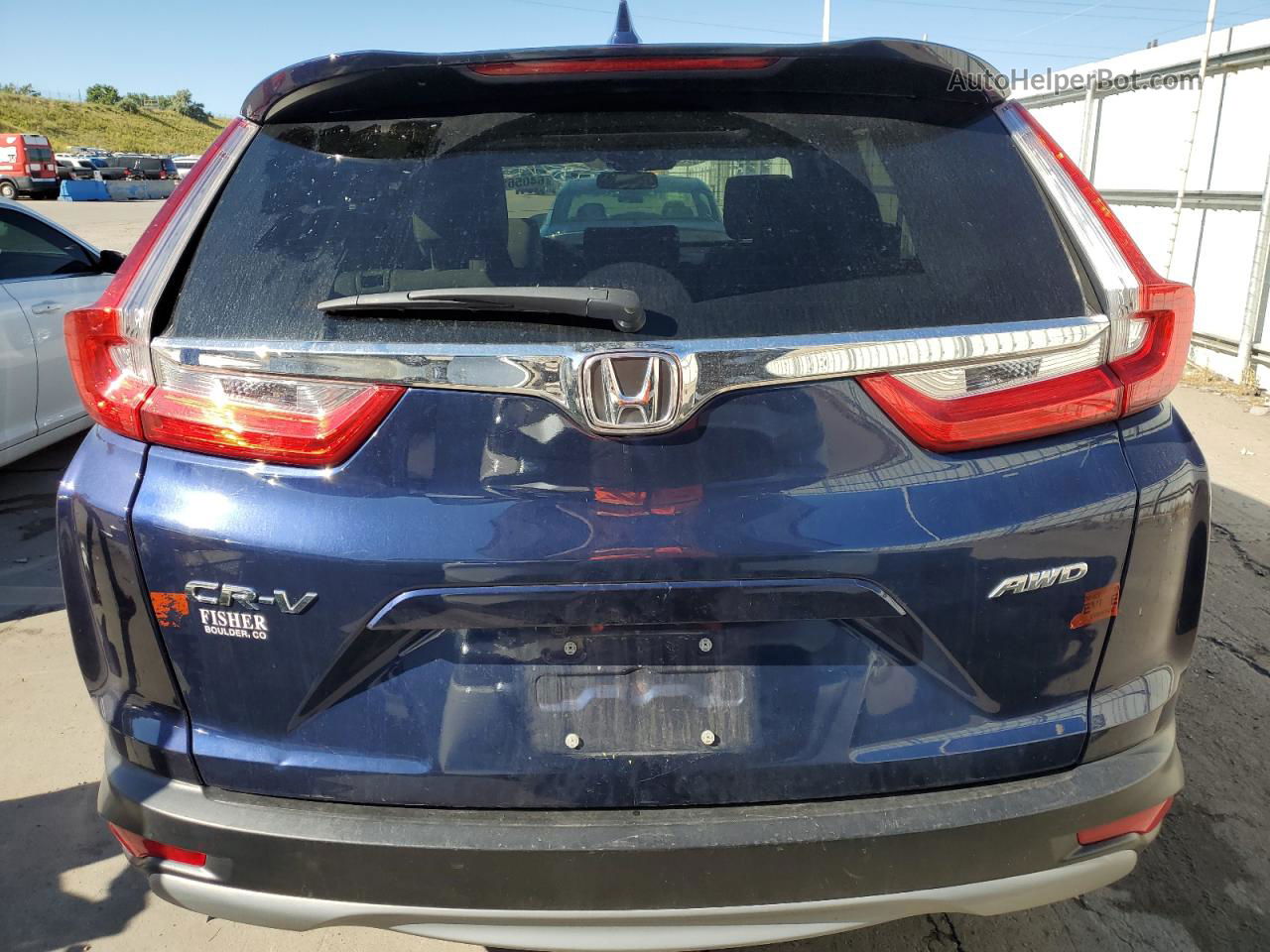 2019 Honda Cr-v Ex Blue vin: 5J6RW2H53KA006903