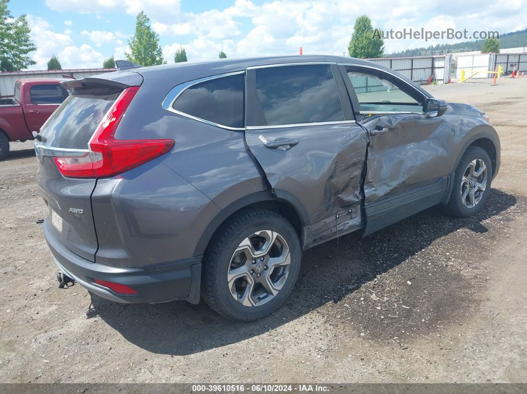 2019 Honda Cr-v Ex Gray vin: 5J6RW2H53KA016119