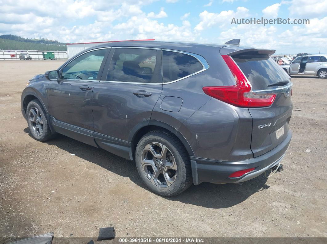 2019 Honda Cr-v Ex Gray vin: 5J6RW2H53KA016119