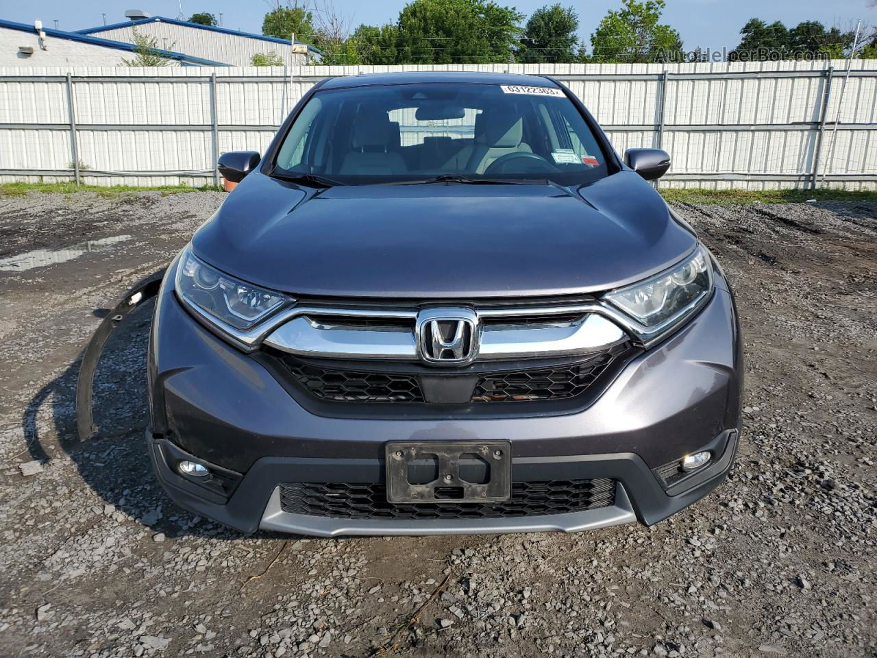 2017 Honda Cr-v Ex Gray vin: 5J6RW2H54HL026607