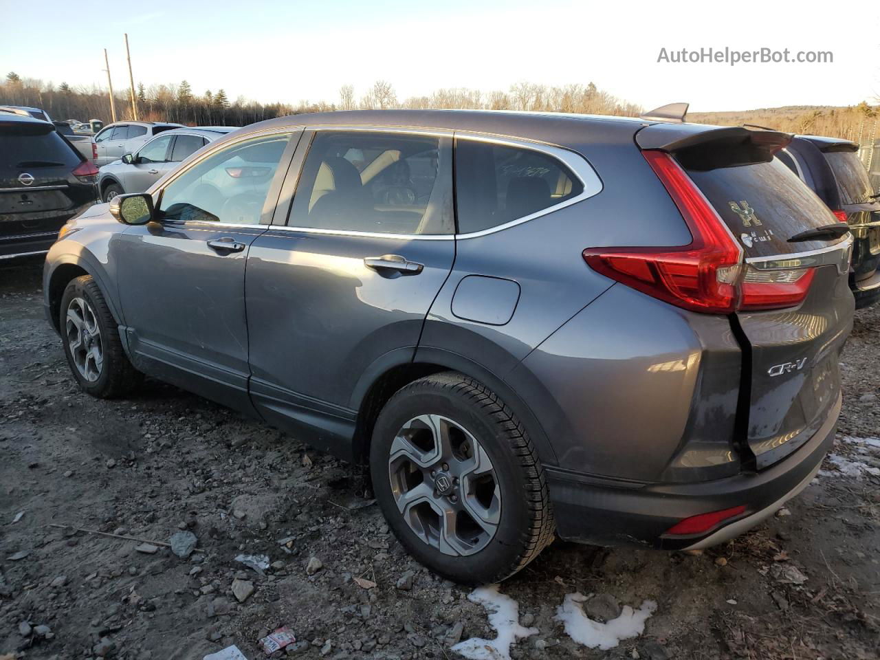 2017 Honda Cr-v Ex Gray vin: 5J6RW2H55HL026633