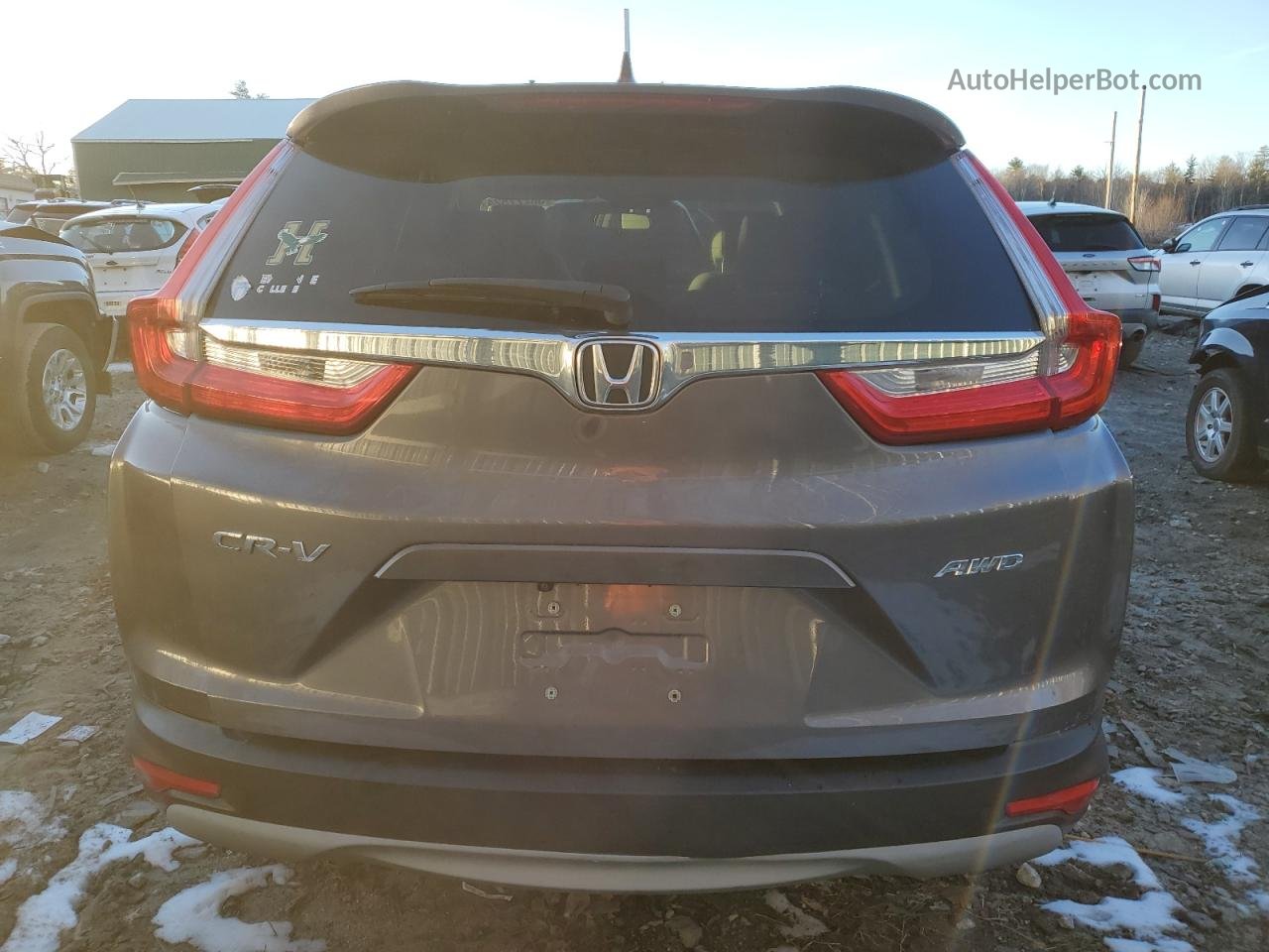 2017 Honda Cr-v Ex Gray vin: 5J6RW2H55HL026633