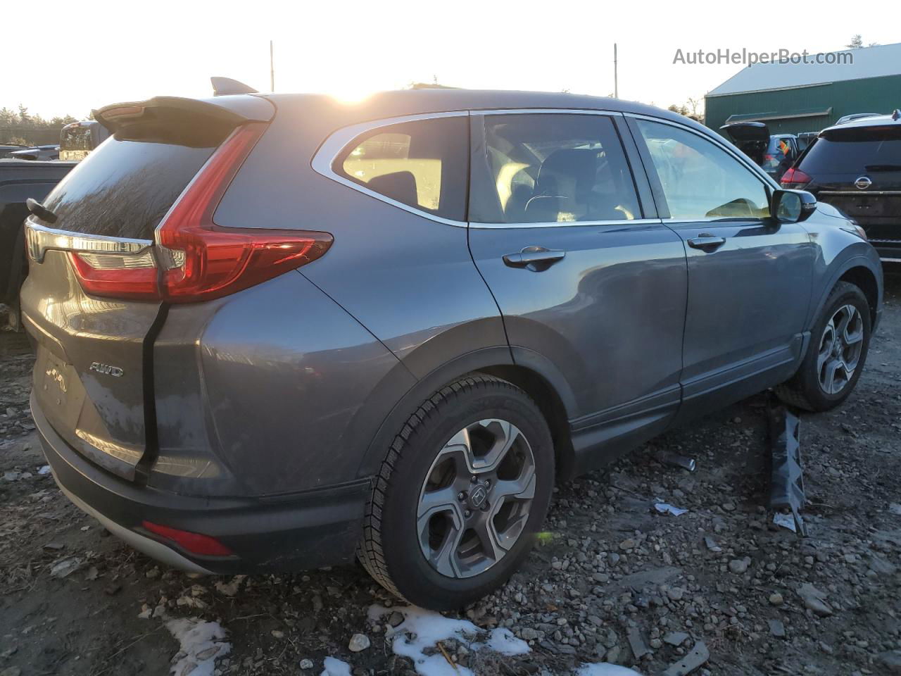 2017 Honda Cr-v Ex Gray vin: 5J6RW2H55HL026633