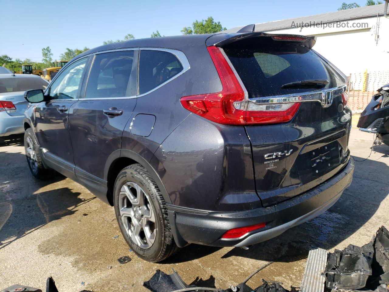 2018 Honda Cr-v Ex Charcoal vin: 5J6RW2H55JL017940