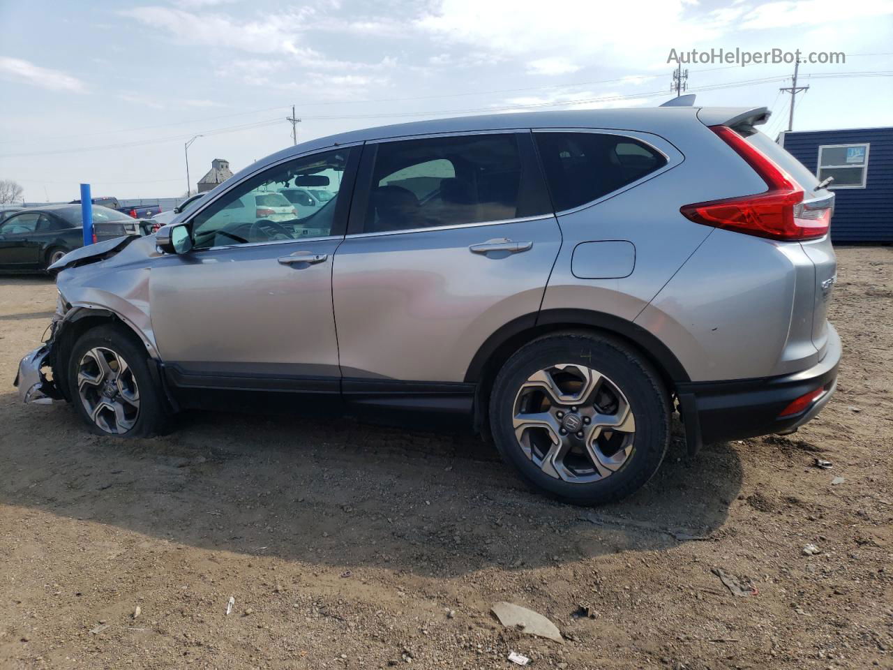 2019 Honda Cr-v Ex Silver vin: 5J6RW2H55KA014114